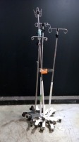 LOT OF IV POLES