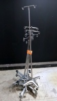 LOT OF IV POLES