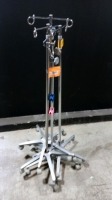 LOT OF IV POLES