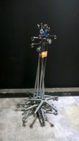 LOT OF IV POLES