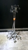 LOT OF IV POLES