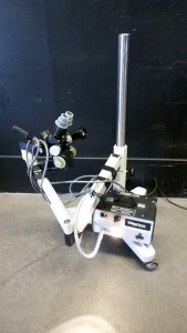WESTCO COLPOSCOPE WITH LIGHT SOURCE ON ROLLING STAND