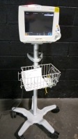 PHILIPS INTELLIVUE MP30 NEONATAL PATIENT MONITOR ON ROLLING STAND