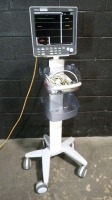 MINDRAY PASSPORT V PATIENT MONITOR ON ROLLING STAND