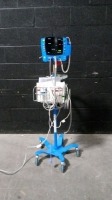 GE CARESCAPE V100 PATIENT MONITOR ON ROLLING STAND