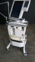 NELLCOR PURITAN BENNET 840 VENTILATOR WITH COMPRESSOR ON ROLLING STAND