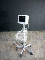 DATASCOPE PASSPORT 2 PATIENT MONITOR ON ROLLING STAND