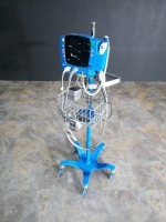 GE CARESCAPE V100 VITAL SIGN MONITOR ON ROLLING STAND