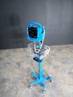 GE PROCARE VITAL SIGN MONITOR ON ROLLING STAND