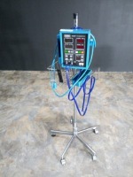 CRITIKON DINAMAP 8100T VITAL SIGN MONITOR ON ROLLING STAND