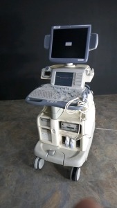 GE LOGIQ 9 ULTRASOUND WITH 2 PROBES: 9L, 4C