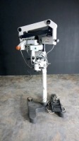 LEICA SURGICAL MICROSCOPE WITH BINOCULAR 10X EYEPIECES AND F-200MM OBJECTIVE LENS AND FOOTSWITCH