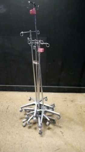 LOT OF IV POLES