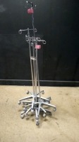 LOT OF IV POLES