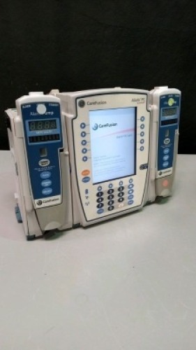 CAREFUSION ALARIS PC 8015 INFUSION PUMP WITH ALARIS PUMP 8100 SERIES MODULES