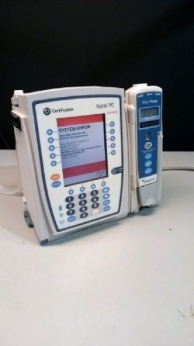 CAREFUSION ALARIS PC 8015 INFUSION PUMP WITH ALARIS PUMP 8100 SERIES MODULE