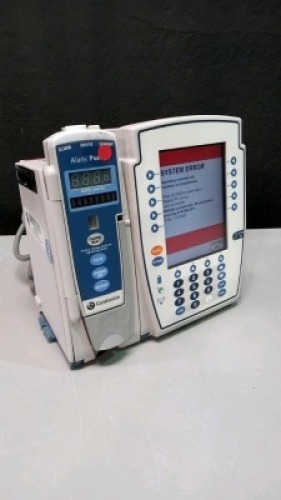 CAREFUSION ALARIS PC 8015 INFUSION PUMP WITH ALARIS PUMP 8100 SERIES MODULE