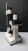 OLYMPUS IM LAB MICROSCOPE WITH EYEPIECES BOTH (10X) & 4 OBJECTIVES