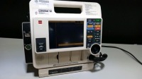 MEDTRONIC/PHYSIO-CONTROL LIFEPAK 12 BIPHASIC DEFIB WITH PACING, 3 LEAD ECG, SPO2, ANALYZE, PADDLES, BATTERY