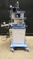 DRAEGER FABIUS TIRO ANESTHESIA MACHINE WITH (3.37A SOFTWARE VERSION, VOLUME CONTROL, PRESSURE CONTROL, PRESSURE SUPPORT, SIMV/PS, MAN SPONT)