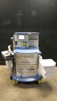 DRAGER FABIUS GS PREMIUM ANESTHESIA MACHINE WITH (3.37A SOFTWARE VERSION, VOLUME CONTROL, PRESSURE CONTROL, PRESSURE SUPPORT, SIMV/PS, MAN SPONT)