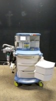 DRAGER FABIUS GS PREMIUM ANESTHESIA MACHINE WITH (3.37A SOFTWARE VERSION, VOLUME CONTROL, PRESSURE CONTROL, PRESSURE SUPPORT, SIMV/PS, MAN SPONT)