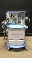 DRAGER FABIUS GS ANESTHESIA MACHINE WITH (3.32A SOFTWARE VERSION, VOLUME CONTROL, PRESSURE CONTROL, PRESSURE SUPPORT, SIMV/PS, MAN SPONT)