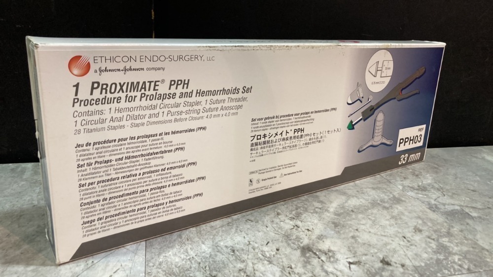 ETHICON 1 PROXIMATE PPH PROCEDURE FOR PROLAPSE AND HEMORRHOIDS SET 33M ...