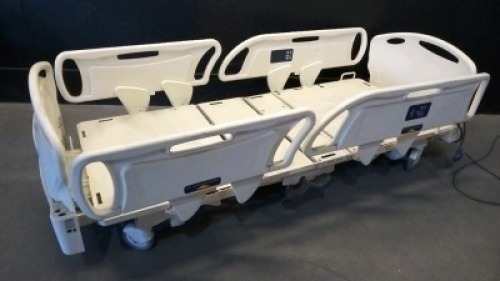 STRYKER FL28EX HOSPITAL BED WITH HEAD AND FOOT BOARDS (BED EXIT, SCALE)