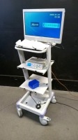 MEDICAPTURE MEDICAP USB200 VIDEO CAPTURE DEVICE WITH MONITOR ON COMPACT TROLLEY