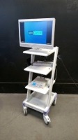 MEDICAPTURE MEDICAP USB200 VIDEO CAPTURE DEVICE WITH MONITOR ON COMPACT TROLLEY