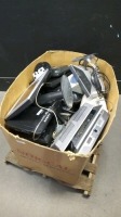 LOT OF MISC ITEMS (MONITORS, DVD PLAYERS, POWER SUPPLIES)