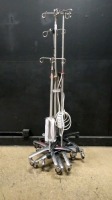 LOT OF IV POLES