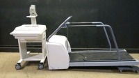 GE CASE STRESS TEST WORKSTATION WITH T2100 TREADMILL