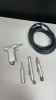 HALL MICRO 100 POWER INSTRUMENT SET TO INCLUDE 5053-09 MICRO 100 DRILL, 5053-11 MICRO 100 SAGITTAL SAW, 5053-13 WIREDRIVER 100 HANDPIECES & ATTACHMENTS
