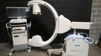 SIEMENS ARCADIS ORBIC C-ARM SYSTEM (DOM:2006) WITH HAND CONTROL,FOOTSWITCH,IMAGE INTENSIFIER 9'' & DUAL MONITOR WORKSTATION