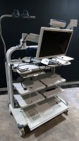OLYMPUS ENDOSCOPY CART WITH OEV262H MONITOR