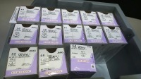 LOT OF ETHICON VICRYL (J496G, J497G, J489G, J844G, J834G)
