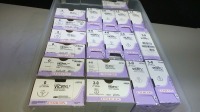 LOT OF ETHICON VICRYL (J870H, J267H, J376H, J608H, JJ31G, J266H, J214H, J441H, J305H, J417H, J316H, J232H, J607H, J615H, J497H)