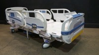 STRYKER SECURE 3002 S3 HOSPITAL BED WITH HEAD & FOOTBOARD (CHAPERONE WITH ZONE CONTROL, BED EXIT, SCALE) (IBED AWARENESS)