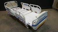 STRYKER SECURE 3002 S3 HOSPITAL BED WITH HEAD & FOOTBOARD (CHAPERONE WITH ZONE CONTROL, BED EXIT, SCALE) (IBED AWARENESS)