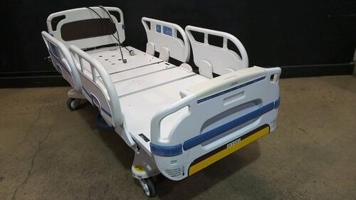 STRYKER SECURE 3002 S3 HOSPITAL BED WITH HEAD & FOOTBOARD (CHAPERONE WITH ZONE CONTROL, BED EXIT, SCALE) (IBED AWARENESS)