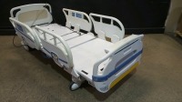 STRYKER SECURE 3002 S3 HOSPITAL BED WITH HEAD & FOOTBOARD (CHAPERONE WITH ZONE CONTROL, BED EXIT, SCALE) (IBED AWARENESS)