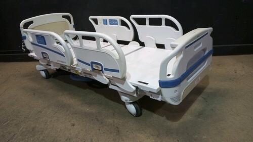 STRYKER SECURE 3002 S3 HOSPITAL BED WITH HEAD & FOOTBOARD (CHAPERONE WITH ZONE CONTROL, BED EXIT, SCALE) (IBED AWARENESS)