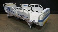 STRYKER SECURE 3002 S3 HOSPITAL BED WITH HEAD & FOOTBOARD (CHAPERONE WITH ZONE CONTROL, BED EXIT, SCALE) (IBED AWARENESS)