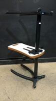 LOT OF HILL-ROM OVERBED TABLES