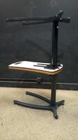 LOT OF HILL-ROM OVERBED TABLES