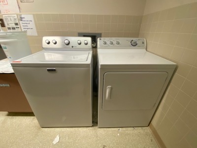 WASHER AND DRYER: CENTENNIAL COMMERCIAL WASHER AND GE SIGNAL DRYER