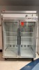 JORDON FT-2-TRG DOUBLE DOOR REFRIGERATOR/FREEZEER ON WHEELS