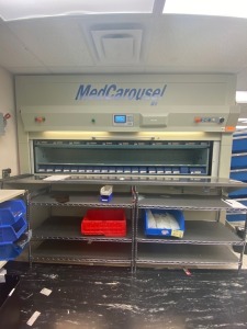 MEDCAROUSEL PHARMACY MEDICATION DISPENSING AND STORAGE SYSTEM